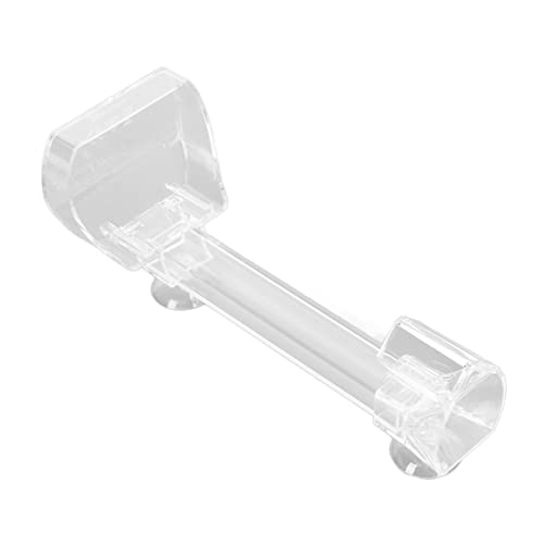 Estink Acrylfischtank -Fütterungsrohr Hoher Transparenter 90 -Grad Haken Steuertor für Aquariumfisch Garnelenfuttermittel (F-21) von Estink