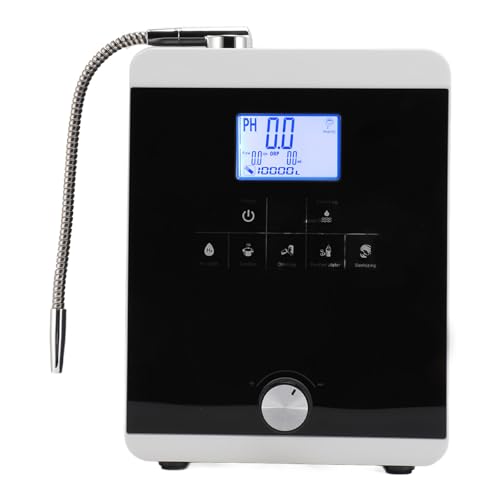 Estink Alkalisches Wasser -Ionisator -System 3,8 Zoll Farbe LCD Display Selbstreinigungsstimme Eingabeaufforderung für den Täglichen Gebrauch (EU-Stecker) von Estink