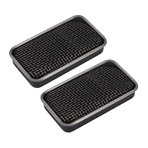 Estink Alkoholofen Winddicht Tragbarer Campingofen für Picknick -Wandern, Langlebiger Edelstahl -Mini Überlebensofen für Grill Im Freien, 2pcs (BLACK) von Estink