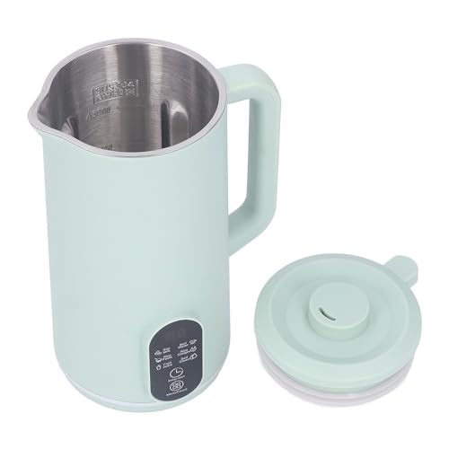 Estink Arbeitsplatte Mixer Machine Multi Funktionale Automatische Automatische Kochen und Filtermixer für Heimküche Nutzung Haushalt Edelstahl Sojamilchmixer (Grüner EU -Stecker 220 V) von Estink