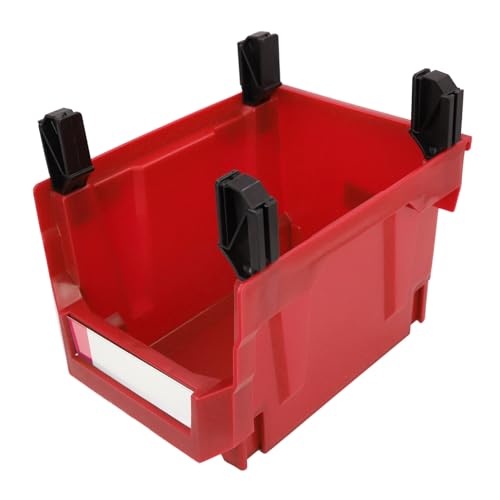 Estink Aufbewahrungsbox Organizer Leichter Garagen Organizer Mülleimer für Ordentlich Organisierende Gegenstände Im Reparatur des Workshop -Reparaturgeschäfts mit Zeitsparendem Design (Rot) von Estink