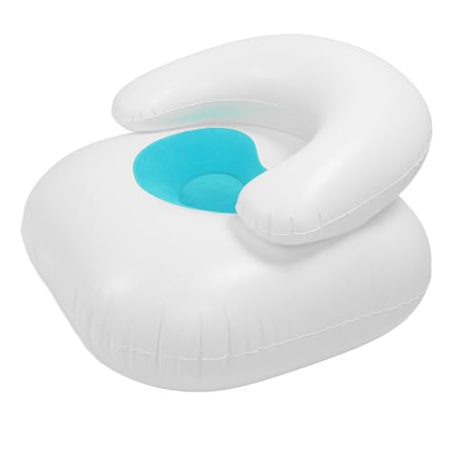 Estink Aufblasbarer Stuhl mit Einzigartigem Herzförmigem Design, Weicher Bequemer Blow -up -Stuhl für Wohnzimmer Schlafzimmer, Tragbarer Lounge für Freizeitzeit (Blue) von Estink