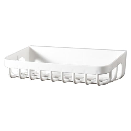 Estink Badezimmer Wandmontage Lagerkorb Praktische Plastik Großer Kapazität Sparer Aufbewahrung für Toilettenbad Küche Sauber zu Installieren 3.1~3,7 Oz für Häusliche Organisation (kurz) von Estink
