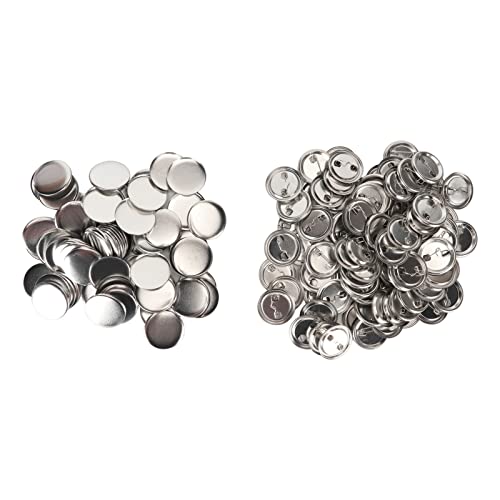 Estink Badge Maker Liefert 100 Set Pin Zurück -Taste Teile Sturdes Metall - Pin Badge Kit, Vielseitige Taste, die Vorräte für das Handwerk Machen, Perfektes für Freunde und Familie (37MM) von Estink