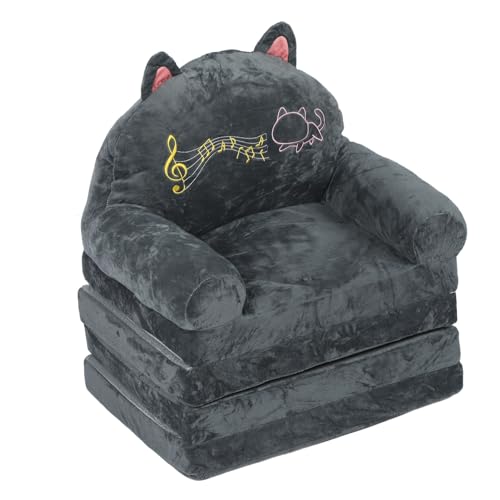Estink Cabrio -Sofa zu Lounger Schöner Cartoon -Sessel, Sichere und Komfortable Kleinkindstuhl Couch Zur Familie Ruhestand, Zieht die Aufmerksamkeit der auf Sich auf (Falten in Vierteln) von Estink