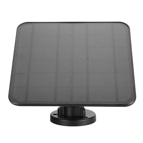 Estink Camera Solar Panel Ladegerät 360 Grad Einstellbare Halterung, Einfache Installation Kompatibel mit Türklingel 4 Plus, Zeitsparung Komfort (CSP5W-O-B) von Estink