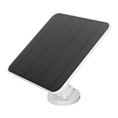 Estink Camera Solar Panel Ladegerät 360 Grad Einstellbare Halterung, Einfache Installation Kompatibel mit Türklingel 4 Plus, Zeitsparung Komfort (CSP5W-O-W) von Estink