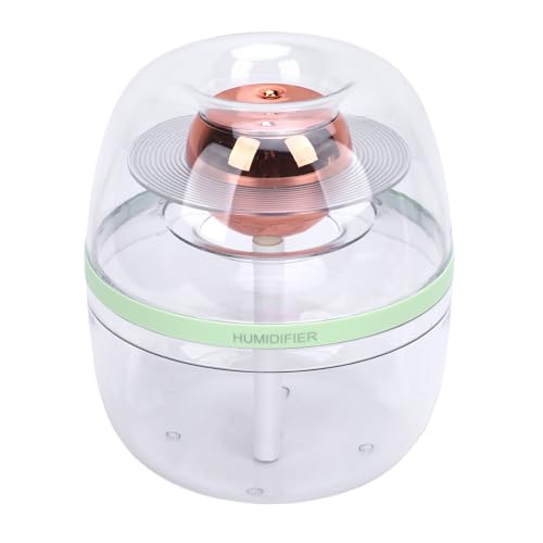 Estink Desktop USB -Luftbefeuchter Ruhiger Kleiner Tragbarer Luftbefeuchter mit Nachtleuchten für Schlafzimmer -Bürozuhause, Dual Düse Clear Mist 3L Kapazität (GREEN) von Estink