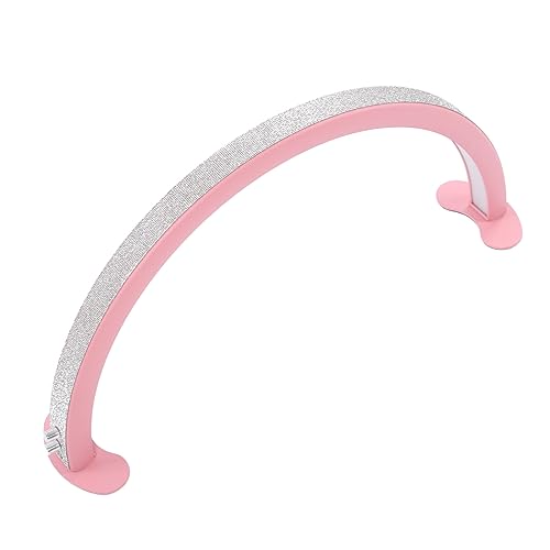 Estink Dimmbarer 40W 28in Halb Mond Schönheit LED Fill Light mit Stabiler Basis für Nagelpreis -Schönheitssalon Pink 1 Stück (EU-Stecker) von Estink