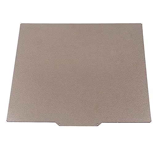 Estink Doppelseitige PEI -Stahlplatte Einfacher Deparieren Magnetischer Gummiplatte für 3D -Drucker Mattstextenoberfläche Adhäsion (305 * 305 mm) von Estink