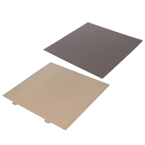Estink Doppelseitiger 3D -Drucker -Build Plattenstahl PEI Textur für 2.4 Drucker, 300x300mm PLA PETG ABS TPU (300 -mm -PEY FIM -Stahlplatte mit Magnetblech) von Estink
