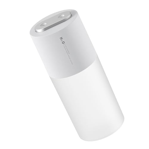 Estink Doppelspray Large Nebelvolumen Tragbarer Desktop -Luftbefeuchter USB für Autobüro Home Pink Plastik 400 Ml (WHITE) von Estink