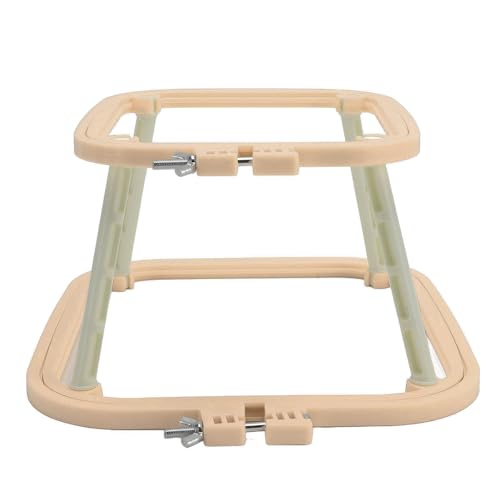 Estink Double Layer Sticker -Hoop Vielseitiger Stichstich Hoop Stand für Cross Stitch, Geeignet für den Heimgebrauch Geeignet (Khaki) von Estink