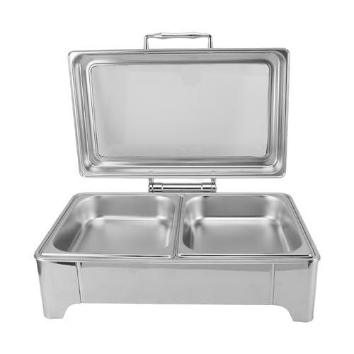 Estink Edelstahlbuffet Server Visueller Anzeige Temperatursteuerung Buffet Herd für Bankette (2 Fächer) von Estink