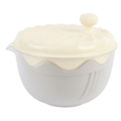 Estink Einfach mit Salatspinner Frische Konservierung Gemüse Waschmaschine und Salathacker für Gesunde Ernährung (Beige) von Estink