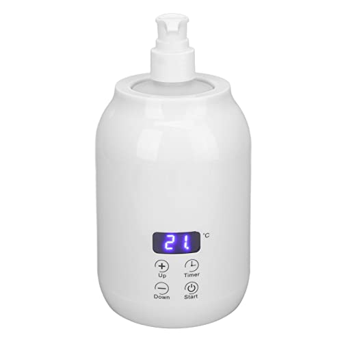 Estink Einzelflaschenmassage Ölheizung LED -Anzeige Temperaturkontrolle ätherische Ölwärmer für den Reisebusben (EU-Stecker) von Estink