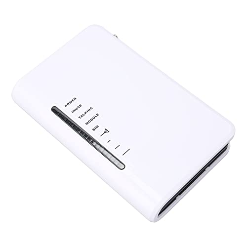 Estink Fixed Wireless Terminal Quad Band 4G GSM Strong Signalempfang GSM Caller für Office Factory 100‑240V Antipodal Signal Desktop Caller für Züge und Abnehmbare Orte ABS -Material (EU-Stecker) von Estink