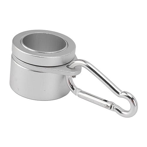 Estink Flags -MOLE Ringen Langlebiges Spinning -Montage Kit für Anti Wrap Clips, 360 ° rotierende Fahnenmast Ringe für Standard Fahnenmast Eingestellt (Silver) von Estink