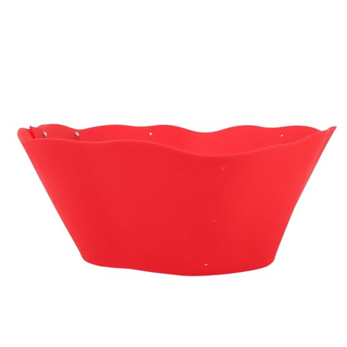 Estink Flexibler Silikon-Splatter-Bildschirm für die Pfanne, die Leicht zu Reinigen und Praktisch für Heimköche Silikon 20-34 Cm (Rot) von Estink