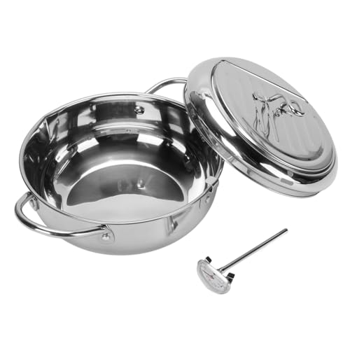 Estink Frittierfiteus -Topf mit Eingedicktem Design und Deckel für die Sogar für die Heimküche Geeignete Wärmeverteilung Geeignet (24cm) von Estink