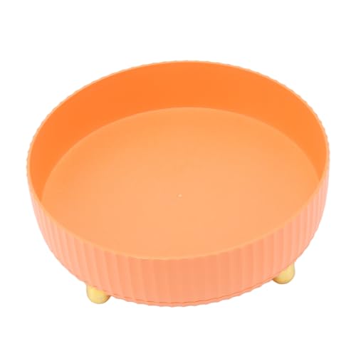 Estink Gewürzregal Plattenteller 360 Grad Dreheskastenschale für Pantry Safe PP Materialien Strukturierte Oberfläche (ORANGE) von Estink