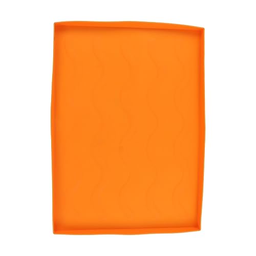 Estink Griddle Silicon Heavy Duty Protective Mattenabdeckung für BBQ Grill Kochoberfläche, Rostprävention, Silikon -Lebensmittel -Silikon, Leicht zu Reinigen für den Grillgrill (kleine Orange) von Estink