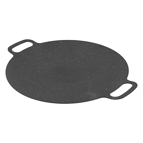 Estink Große Runde Koreanische Grillpfanne Non -Stick BBQ Griddle Iron für Intelligentes Kochen für Verschiedene Lebensmittel (25CM) von Estink
