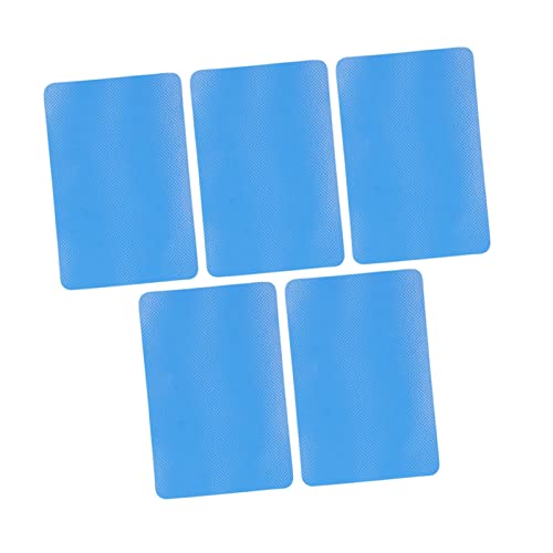 Estink Kayak Repair Patch Sturdes Wasserdichtes PVC -Luftleckage -Präventionspatch für Bootsreparaturkit 5PCS (Blue) von Estink