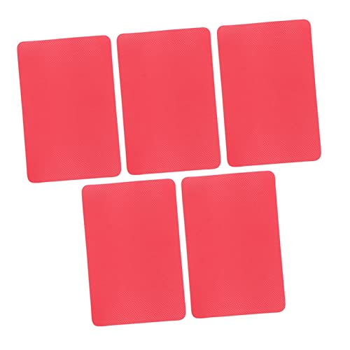 Estink Kayak Repair Patch Sturdes Wasserdichtes PVC -Luftleckage -Präventionspatch für Bootsreparaturkit 5PCS (Rot) von Estink