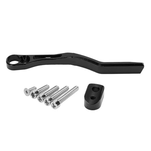 Estink Kettenfänger Aluminiumlegierung Exquisites Erscheinungsbild Stabiles Kettenführer für Radfahren, Multifunktional (Black) von Estink