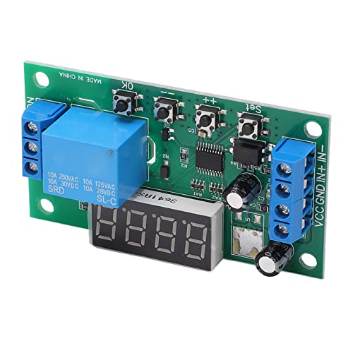 Estink Kompakt 1 Kanal -Relaismodul mit 12 Arbeitsmodi und Genauigkeit von 0,01s, Ideal für Elektronische Hobbyisten und Profis (5V) von Estink