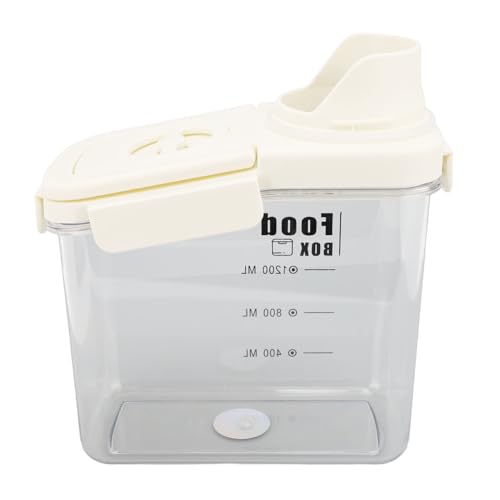 Estink Luftdichtes Getreidespendergießbarer Spout Reisbehälter Slim Compact Sparsparende Design für Kitchen -Lebensmittelqualität (kleine Größe) von Estink