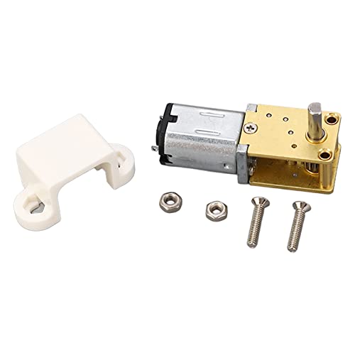 Estink Micro Wurm Getriebe Motor mit Leistungsstarkem Geräusch - Gebürstetem DC 3V Mini -Zahnradmotor für Intelligente Automobile, Roboter, Ofen und Waschmaschine (30rmp) von Estink