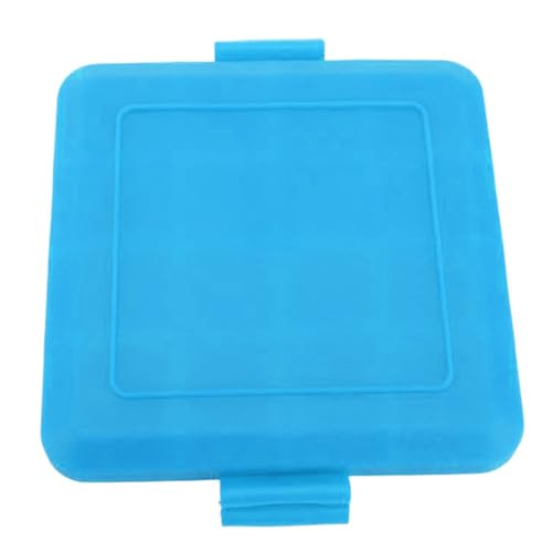 Estink Microwave Toaster Silikon -Metall -Snack Hersteller Set für Bequeme Goldene Snacks Mittagessen (BLUE) von Estink