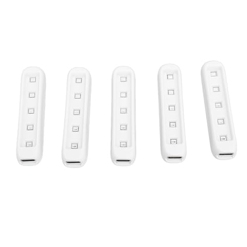 Estink Mini UV Leichtes Niedliches Sternförmiges Design USB Mini UV Harz Licht Tragbares Handheldhärtungslicht für Nagelkunst 395nm (Weißes Rechteck) von Estink