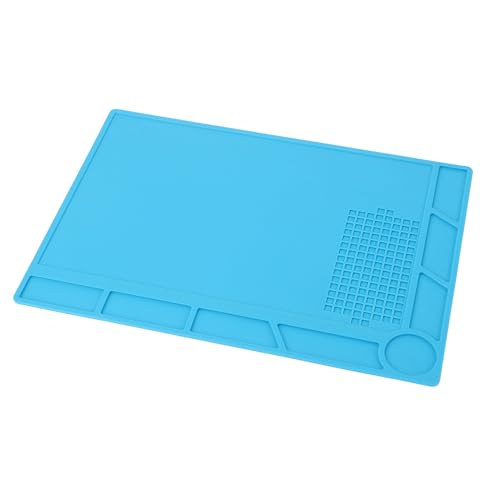 Estink Multifunktionale Uhr Reparaturmatte Gummi -Weichschrauben Position Pad Zum Organisieren von Werkzeugen, Uhrmacher Arbeitsblock (Blue) von Estink