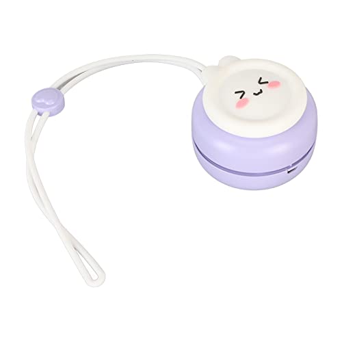 Estink Netter Mini Hanging Neck -Lüfter mit 3 Geschwindigkeitsmodus USB -Ladung Hände Kostenloser Tragbarer Nackenventilator für Reiseventilator mit Lanyard, ABS Silicone (Hase) von Estink