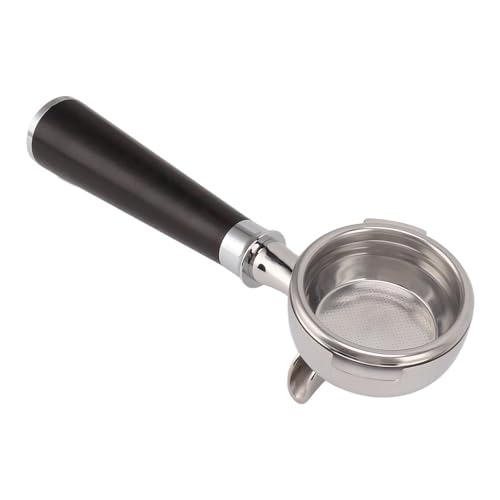 Estink Nowwa 58 Mm Kaffee Portafilter Holzgriff Edelstahl Abtrennbares Accessoire für 2 Tassen Extraktion (Geben Sie ein lila Sandelholz ein) von Estink
