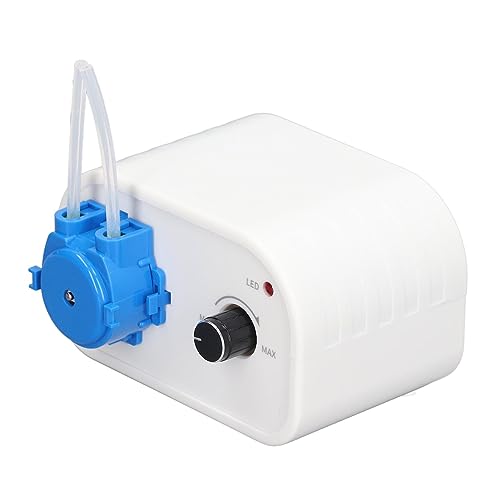 Estink Peristaltische Wasserpumpe DC 12V Pinselmotor - Stabile Hochgeschwindigkeitsflusses - für Labor und Industrieflüssigkeitstransfer Premium Engineering Kunststoffmaterial (EU-Stecker) von Estink