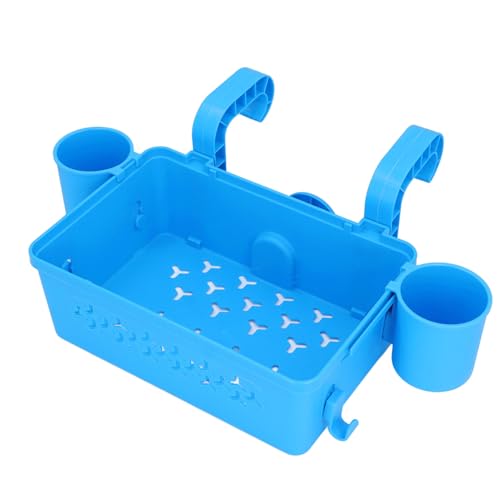 Estink Pool -Speicherkorb Hohl Verdickte Kunststoff 22 Pfund Ladung für den Poolbereich Bad Organizer (Blue) von Estink
