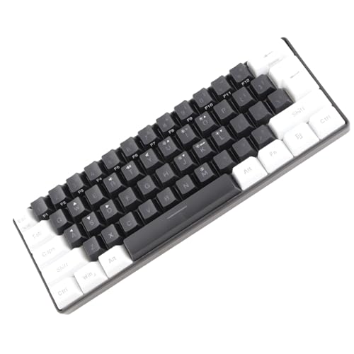 Estink RGB 61 -Tasten Tastatur Kabelgebundene Gaming -Tastatur Mechanisches Gefühl, Ergonomische für Bürogeschäfte (Black) von Estink