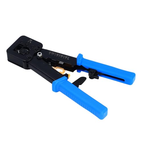 Estink RJ45 Crimping Tool Passieren Cat6 Cat5e Ethernet Draht Crimper, Genaue Crimping für RJ -Stecker, für Netzwerkingenieure (BLUE) von Estink