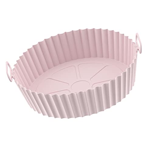 Estink Silikon Flexibel Einfach zu Reinigen Wiederverwendbare Runde Fritteusen -Liner für Bequem (Rosenate) von Estink