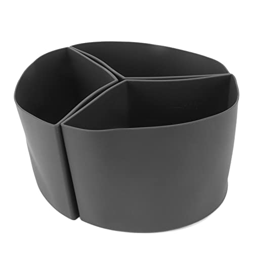 Estink Slow Cooker Divider Liner 3 in 1 Silikon -Lecksicher Wiederverwendbarer Geschirrspüler Safer Kochscheibe für Kochbegeisterte (GRAY) von Estink