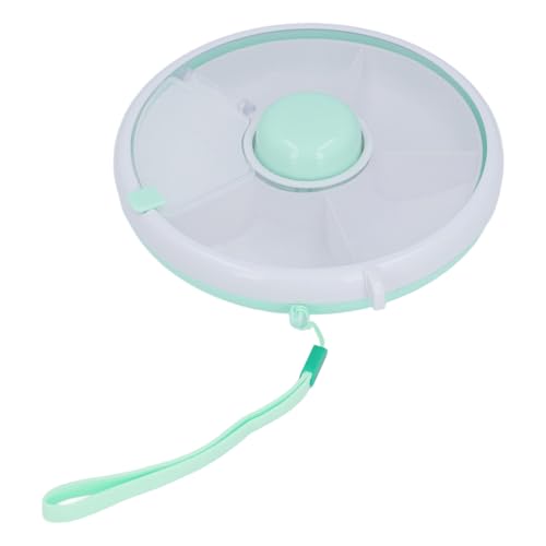 Estink Snack Rotierende Behälter Rotierende Servierschale für EIN Einzigartiges Snackerlebnis, Cleveres Trennerdesign, Pp ABS (Green) von Estink
