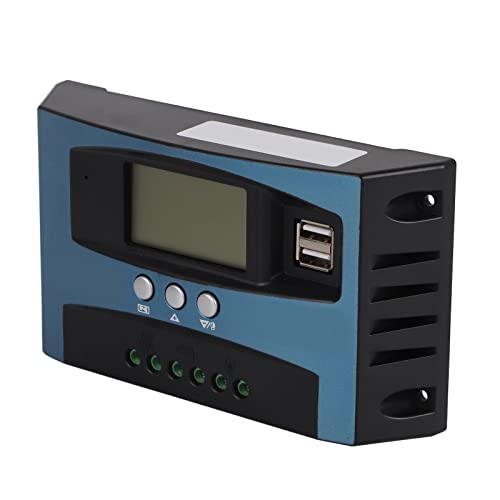 Estink Solar Ladungsregulierungsbehörde Intelligentes MPPT -Ladevorgang, LCD -Display Solar Panel Controller, 12 V 24 V Kompatibel, ABS Housing für Zuhause, Industrie, Geschäft (40A) von Estink