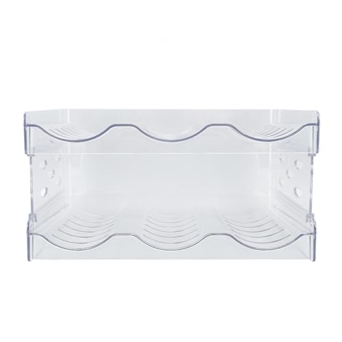 Estink Stapelbare Weinflaschenhalter Doppelschicht Transparent Plastik Desktop Cup Organizer Stilvoller Kühlschrankweinregal für Zuhause und Büro (3 Flaschen pro Regal) von Estink