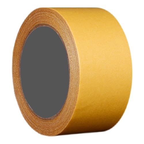 Estink Stoffbasis Basis Starkes Klebstoff Klar, Einfache Montage für Hochzeitsteppich, Abnehmbares Doppelseitiges Klebeband für Home Office School (20 mm*10m) von Estink