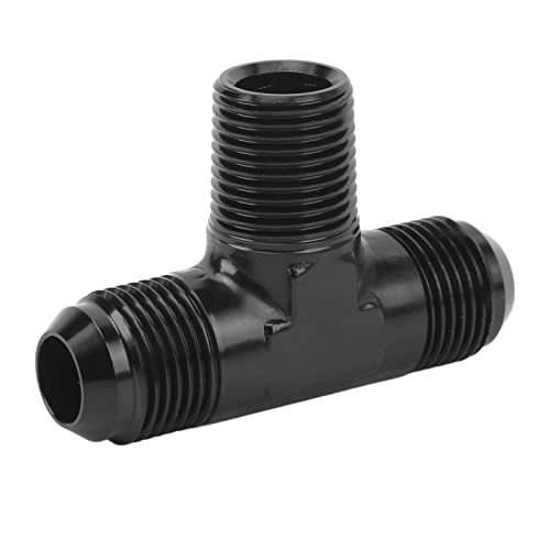 Estink TEE -Adapter CNC Arbeitskunst 3 -Wege T geformtes Stecker Leicht Einfach Installation für Alle Geflochtenen Linien für den Einsatz von Automobilen Geeignet (10AN bis 1/2 NPT) von Estink