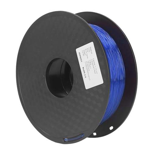 Estink TPU -Filament mit Hoher Permeabilität 1,75 Mm, Verstopfenfrei und Genauer Druck, Ideal für FDM 3D -Drucker, 1 Kg Bündel (Klares Blau) von Estink